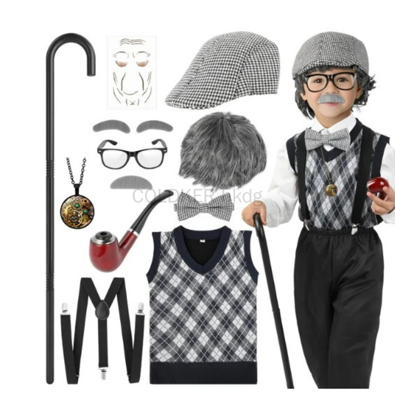 Men'S Accessories In The 1920S - ชุดอุปกรณ์เสริมสำหรับชุดคุณปู่ในเทศกาลฮาโลวีน ชุดอุปกรณ์เสริมคุณปู่สำหรับ 100 วันของวันเรียน ชุดคอสตูมแกตสบี้สำหรับผู้ชายยุค 1920