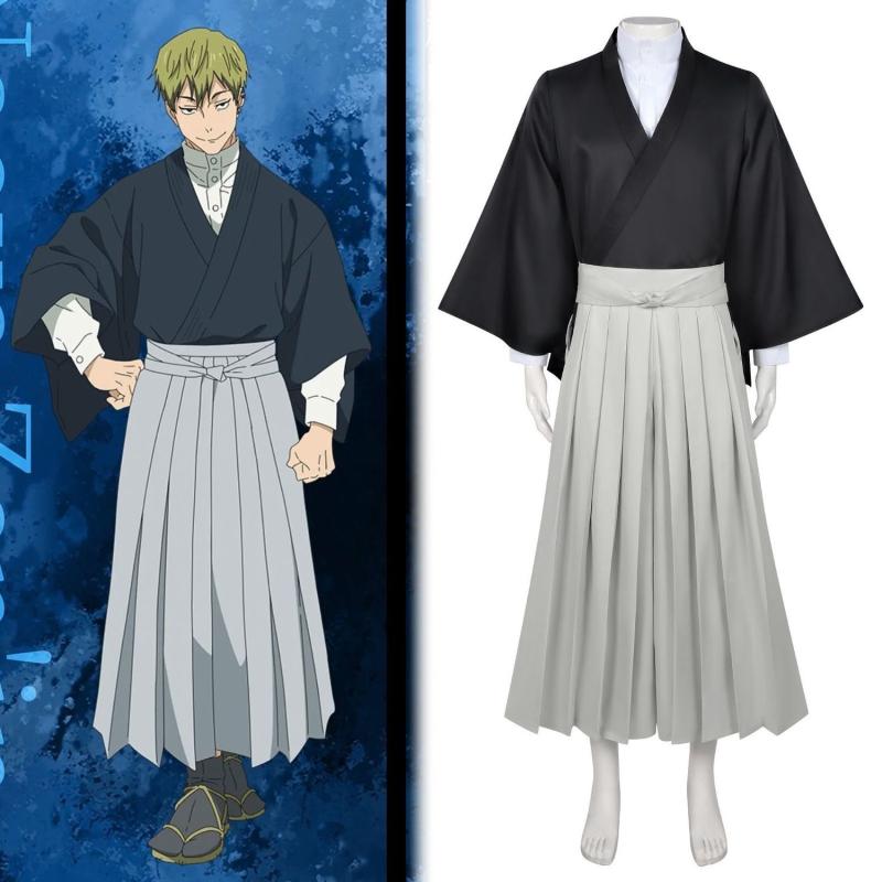 Men'S Kimono Accessories - ชุดคอสเพลย์อนิเมะ Jujutsu Kaisen ตัวละครไฮบาระ ยู สำหรับผู้ชาย