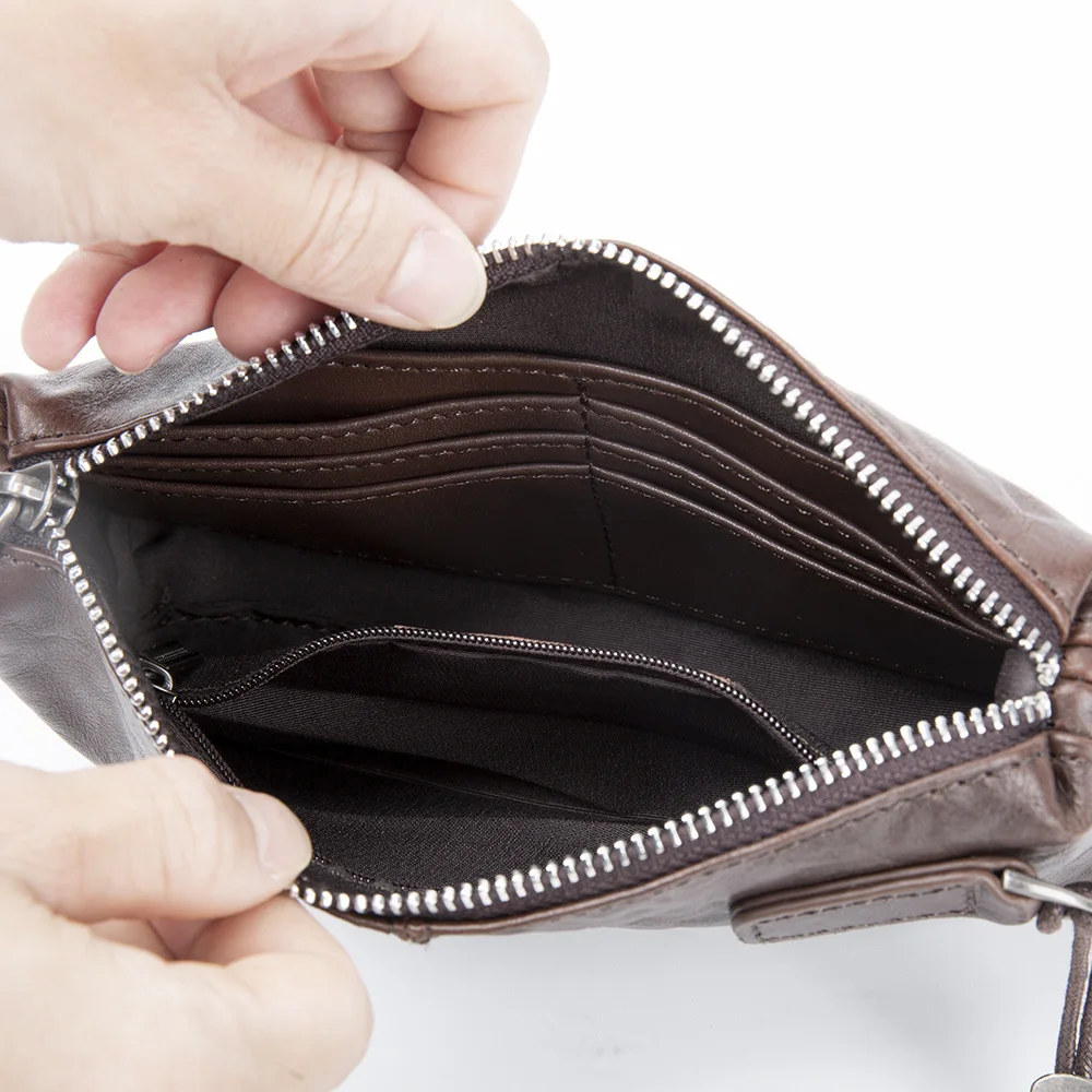 กระเป๋าคลัทช์หนังวัวสำหรับผู้ช - Travel Organizer Men บทวิจารณ์และราคา