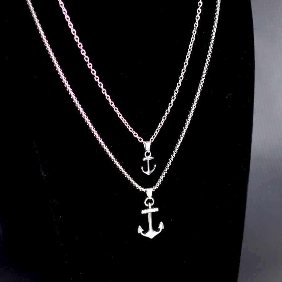 Hiphop Anchor สร้อยคอสําหรับชา - Men Accessories Neck Chain บทวิจารณ์และราคา