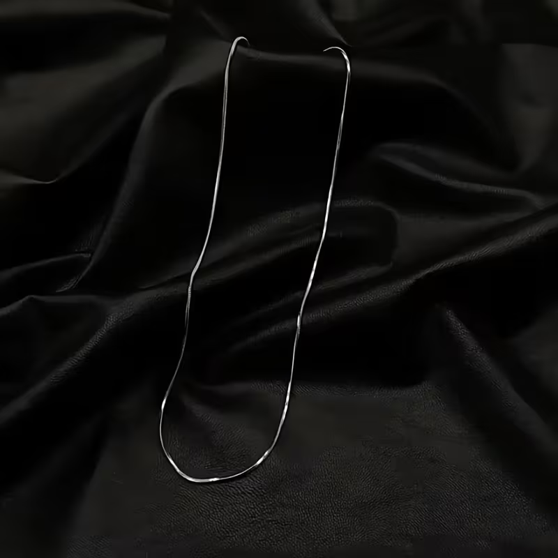 สร้อยคอสแตนเลสแบบโซ่กลมบาง 1 ม - Men Accessories Neck Chain บทวิจารณ์และราคา